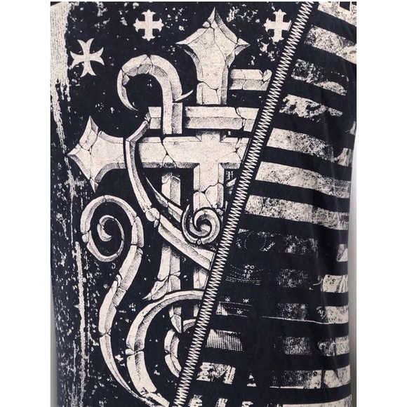 Rebel Saints by Affliction Men's T-shirt GARAGE - Picture 10 of 10